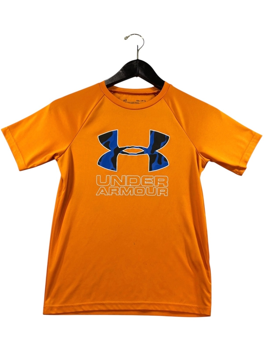 Armour Boys Youth HeatGear Graphic T-Shirt Orange Size YMD / Medium